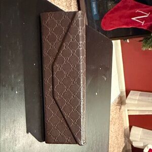 Gucci Dark Brown Glasses Holder with glasses included